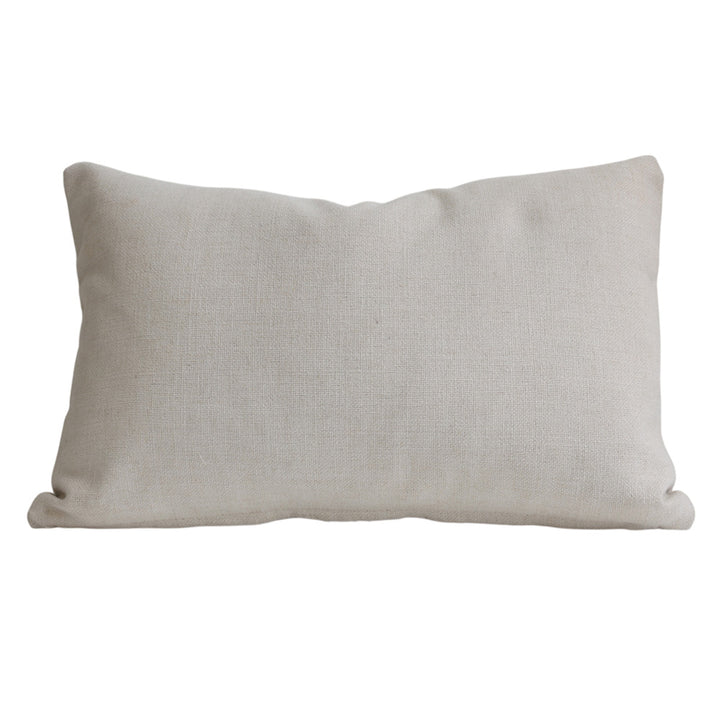 Beige & Chocolate Trim Lumbar