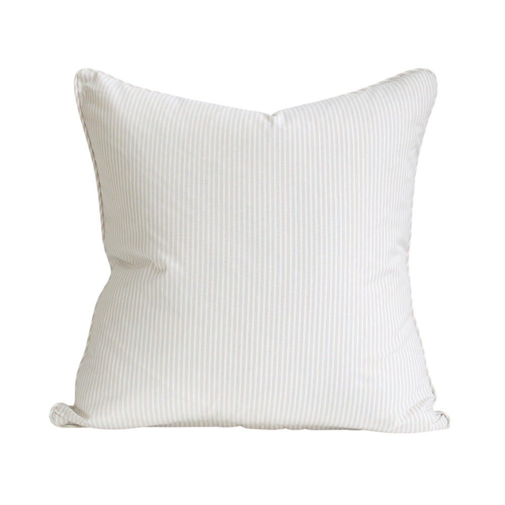 Beige Wildflower Cushion