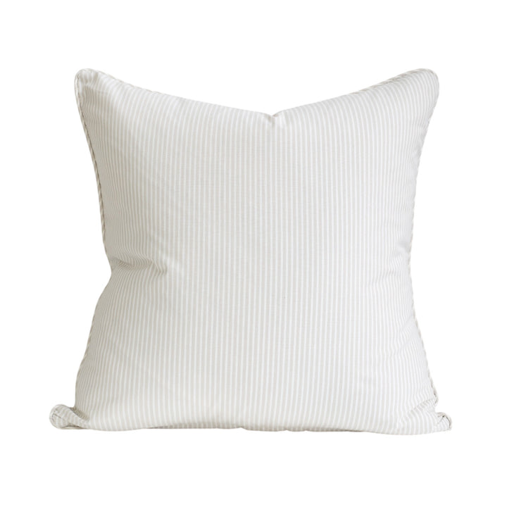 Beige Wildflower Cushion