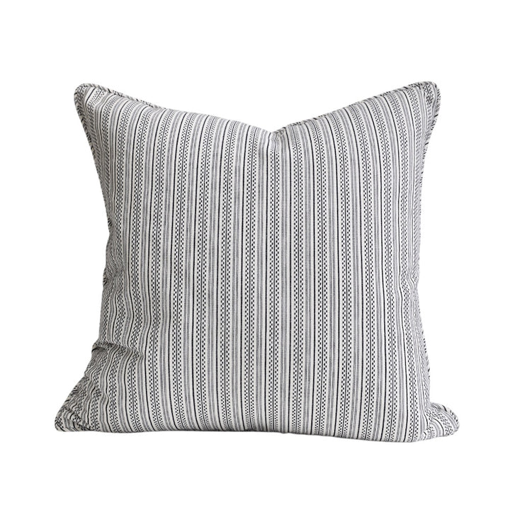 Black Broken Stripe Cushion