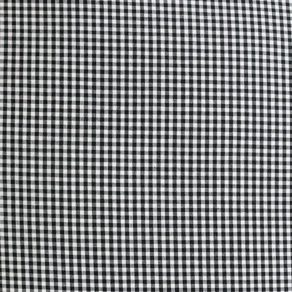 Black & White Mini Check Cushion