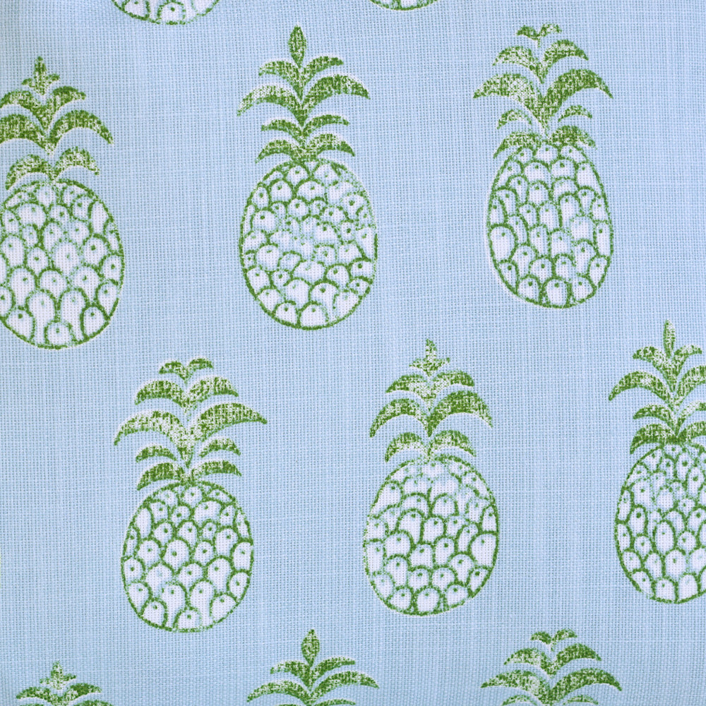 Blue Pineapple Lumbar Cushion