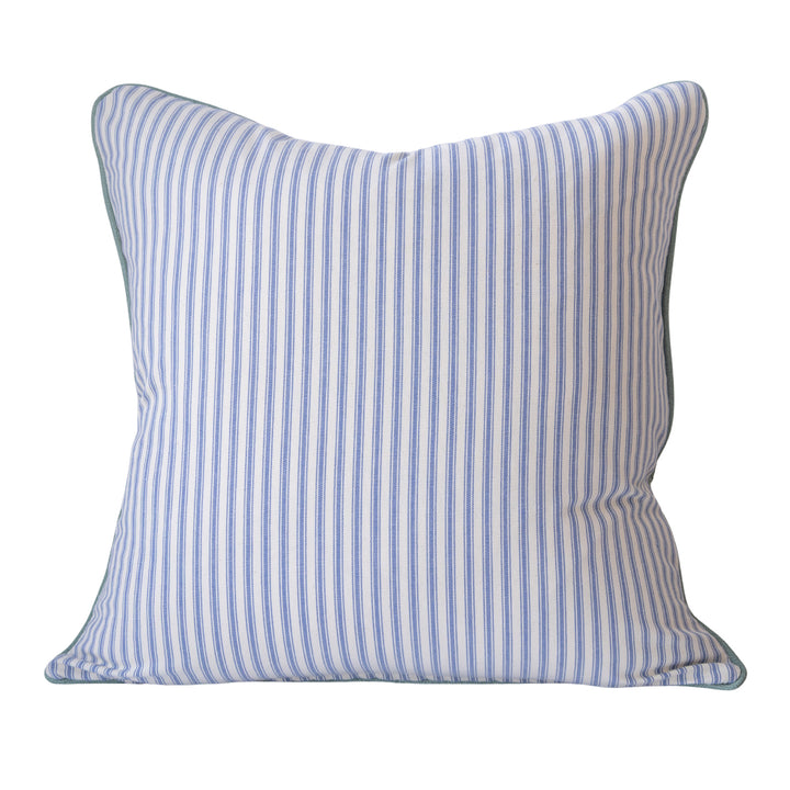 Blue & Sage Floral Cushion