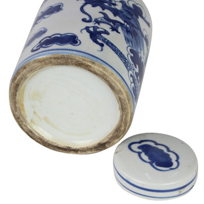 Blue And White Dragon Tea Jar XS