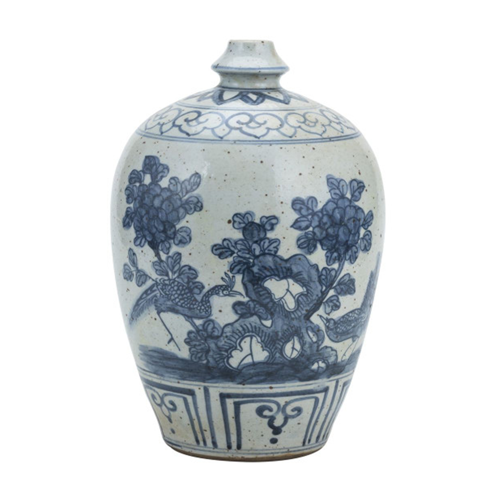 Flower Bird Garlic Head Vase