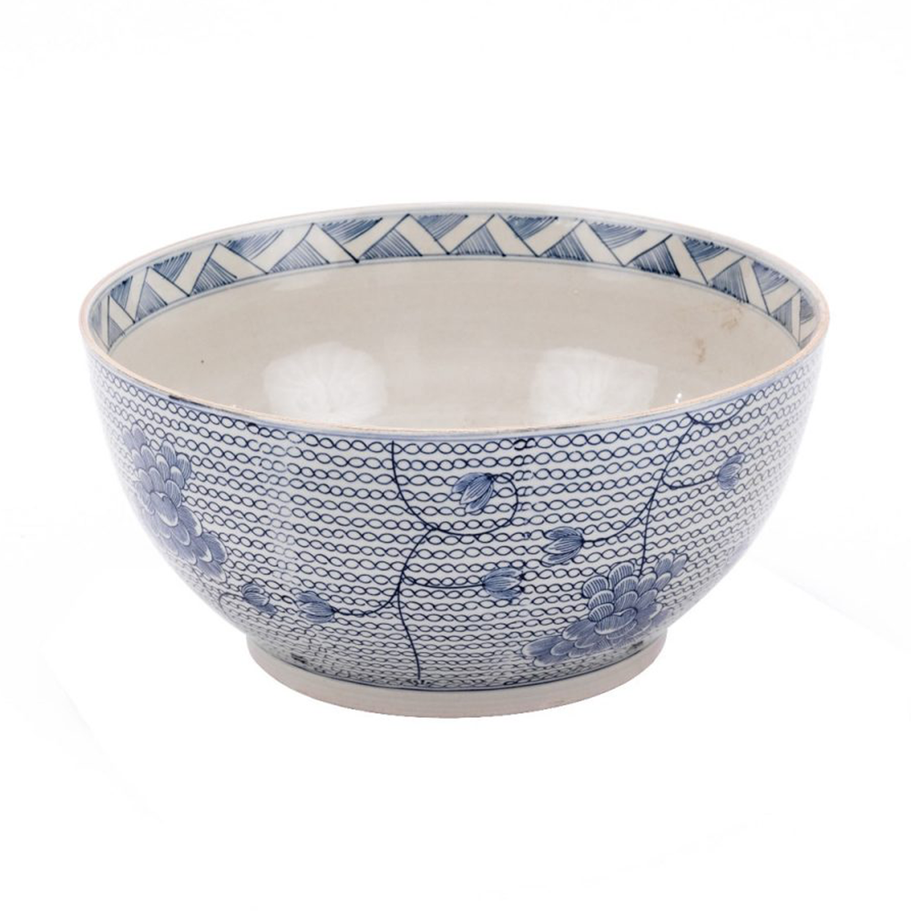 Blue And White Porcelain Chain Bowl