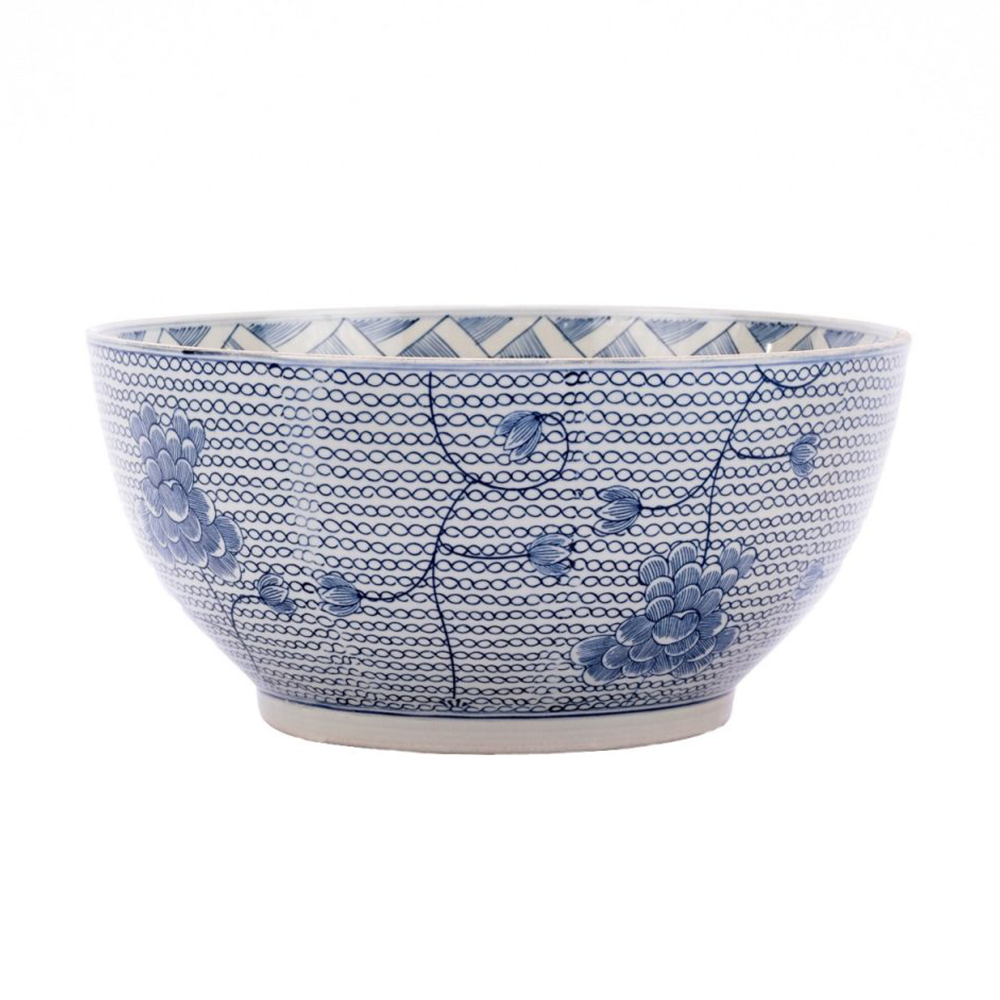 Blue And White Porcelain Chain Bowl