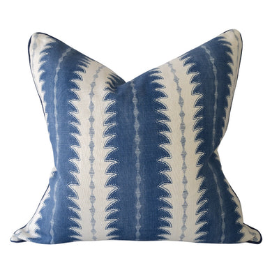 Navy Fern Cushion