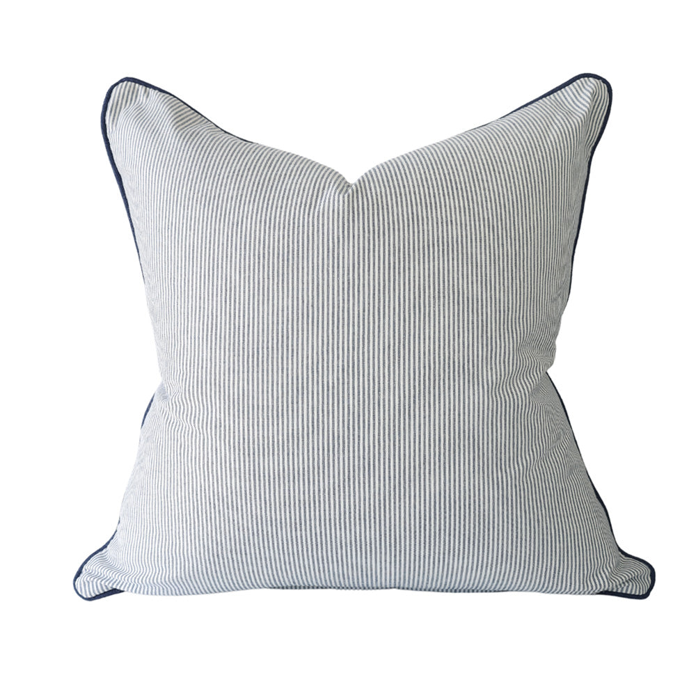 Blue Flower & Trellis Cushion