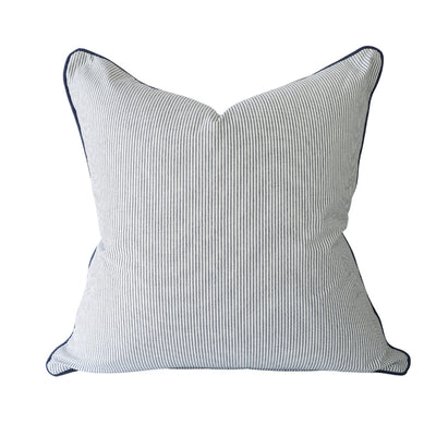 Blue Flower & Trellis Cushion