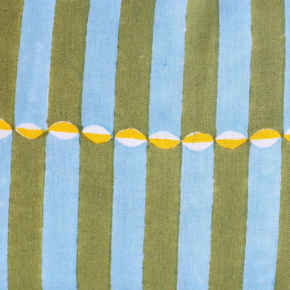 Blue & Green Stripe Lumbar