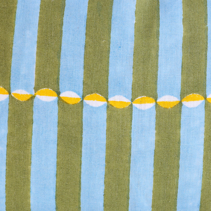 Blue & Green Stripe Lumbar