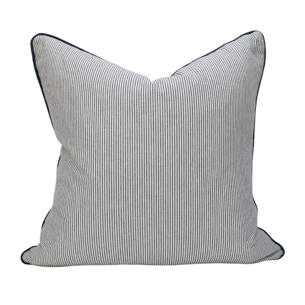 Blue & White Jacobean Floral Cushion