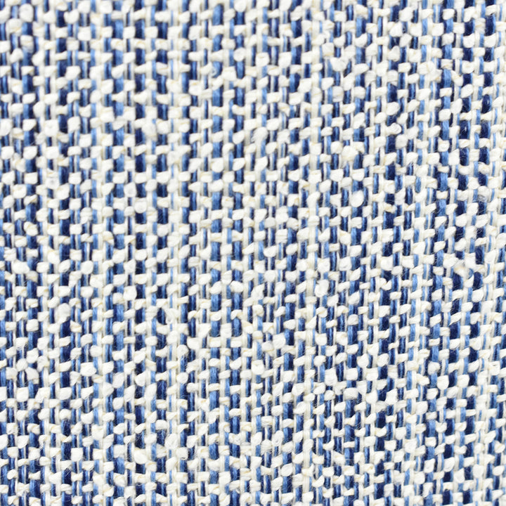 Blue & White Tweed stripe Cushion