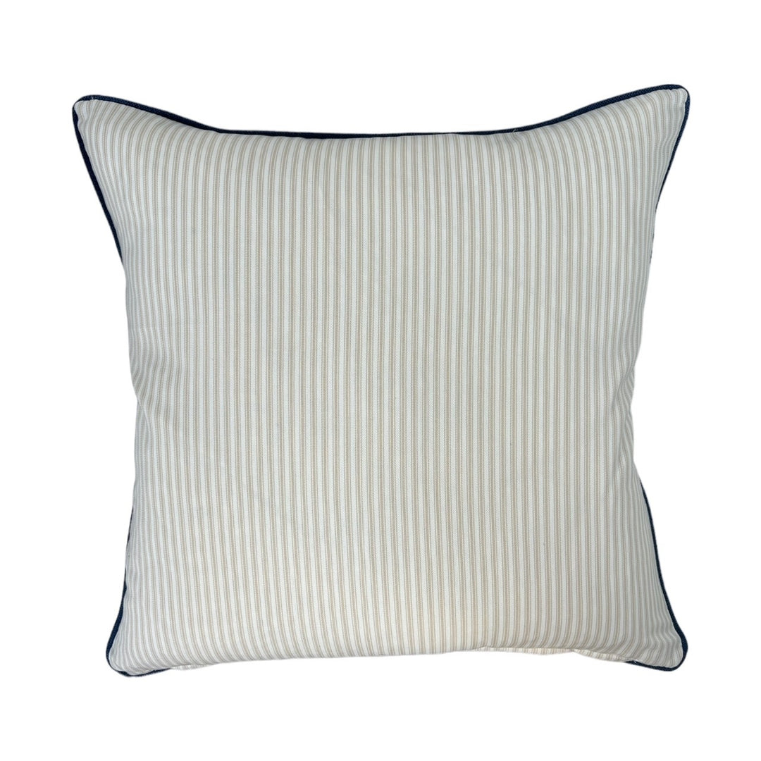 Blue & White Floral Cushion