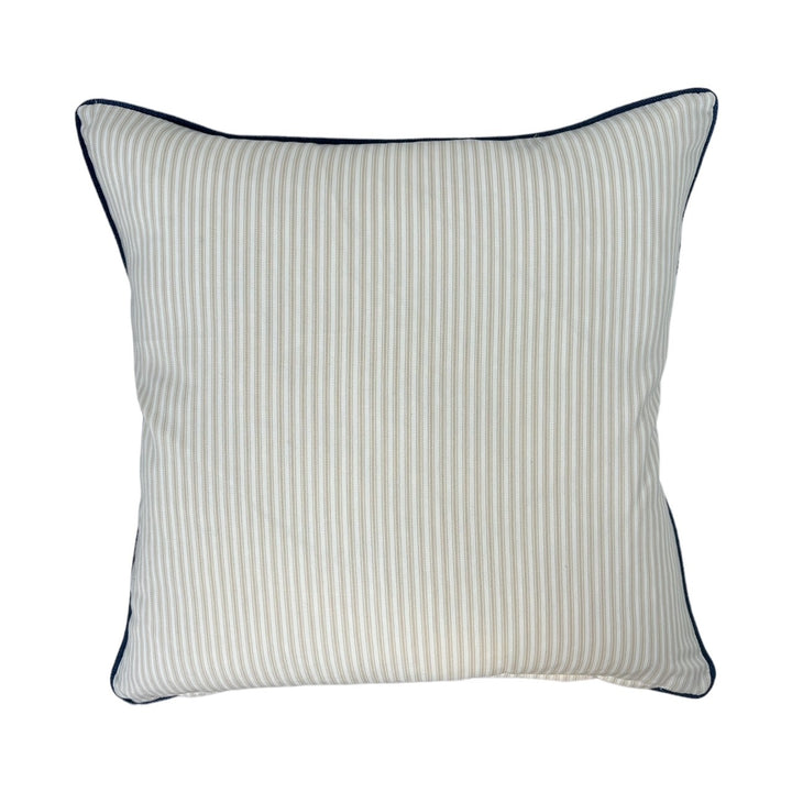 Blue & White Floral Cushion
