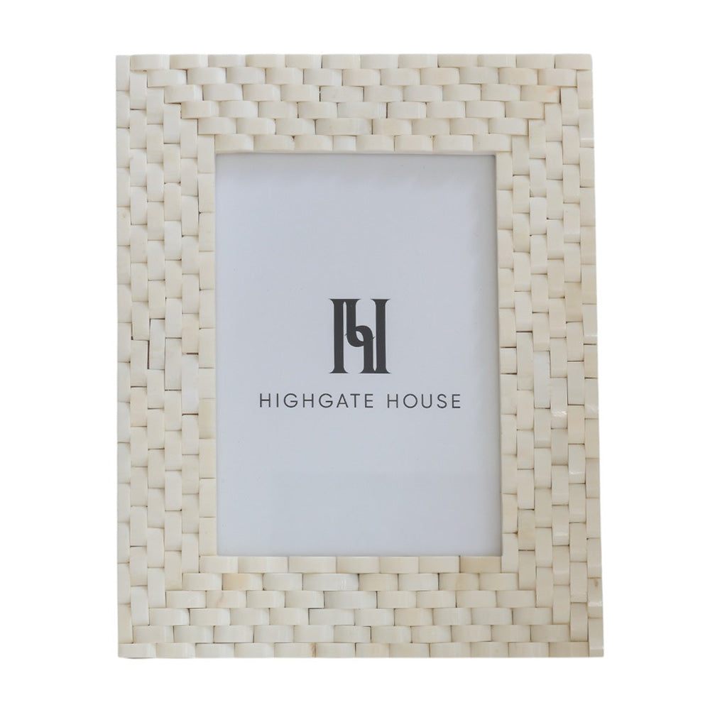 Bone Weave Photo Frame