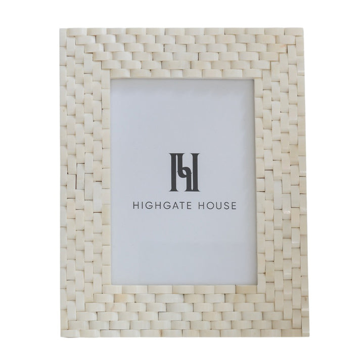 Bone Weave Photo Frame