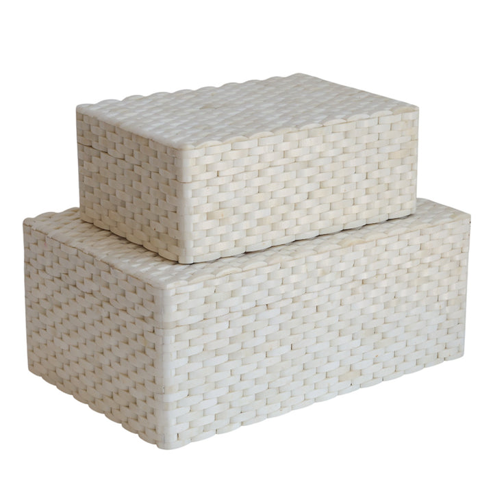 Bone Woven Box