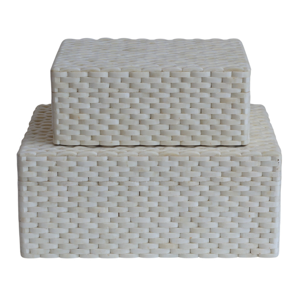 Bone Woven Box
