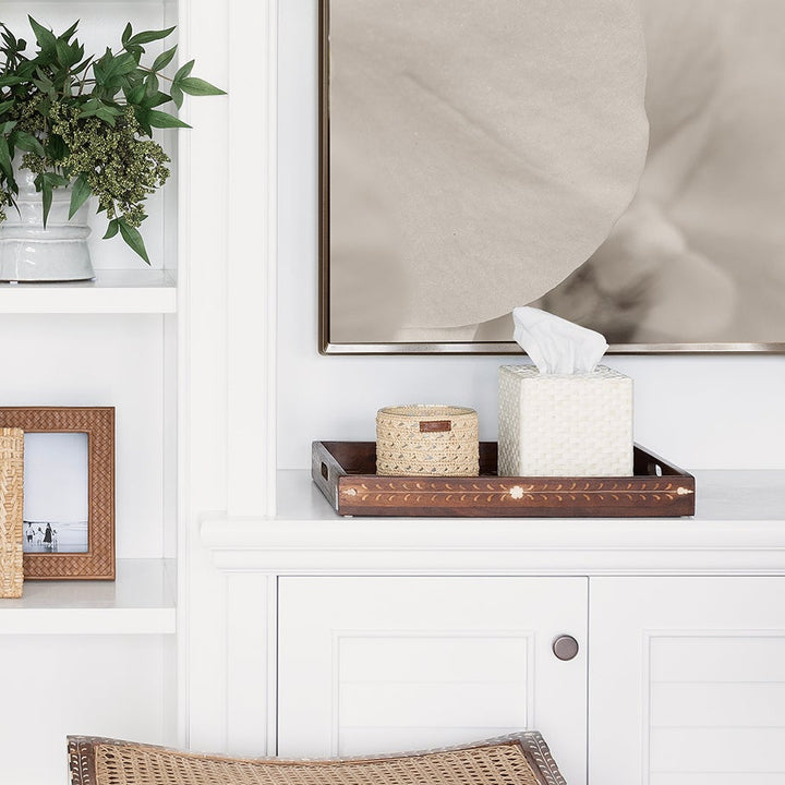 Bone Woven Tissue Box