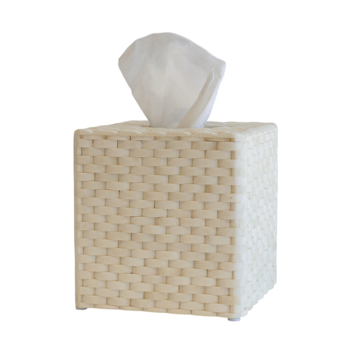 Bone Woven Tissue Box