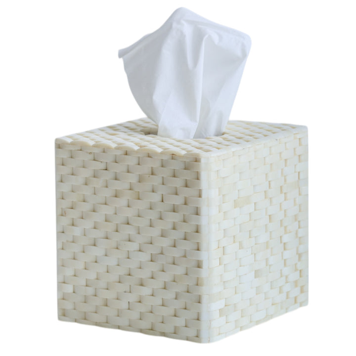 Bone Woven Tissue Box