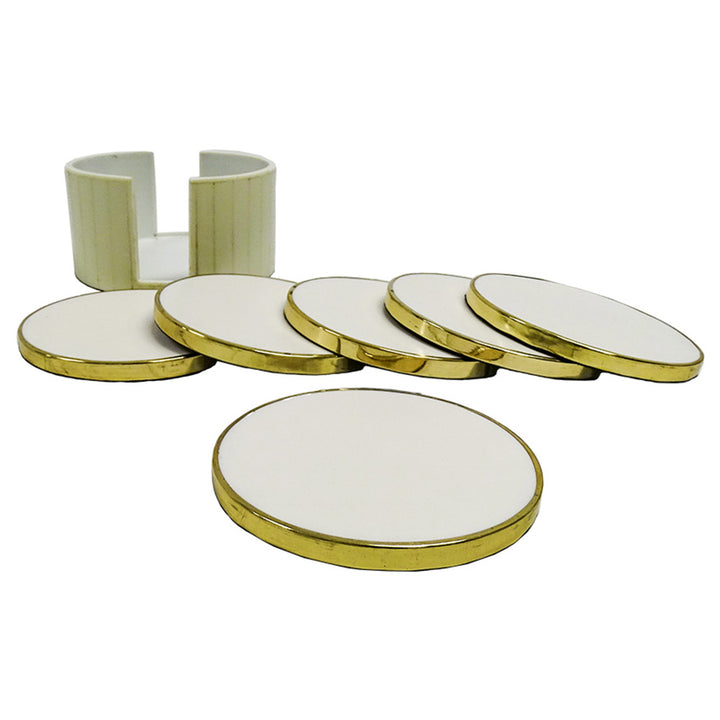 Brass Rim Coasters