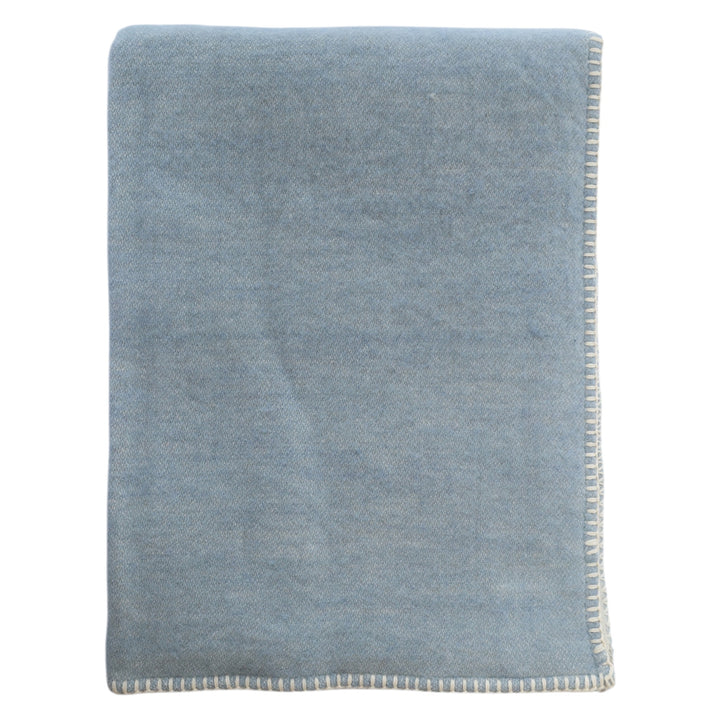 Brushed Throw Pale Blue