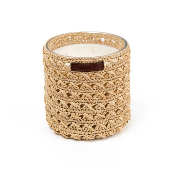 Zina Raffia Candle L
