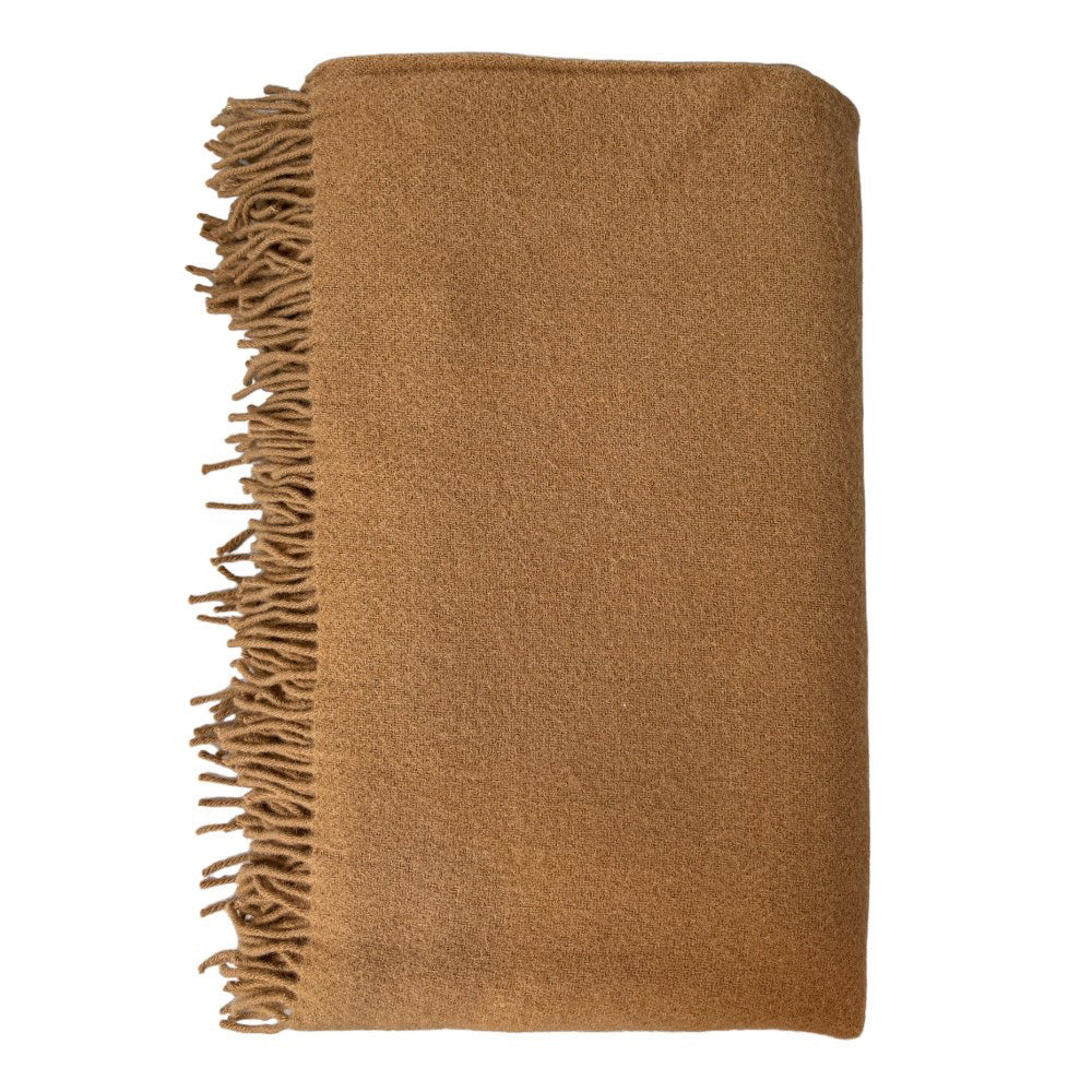 Camel Woolen Throw