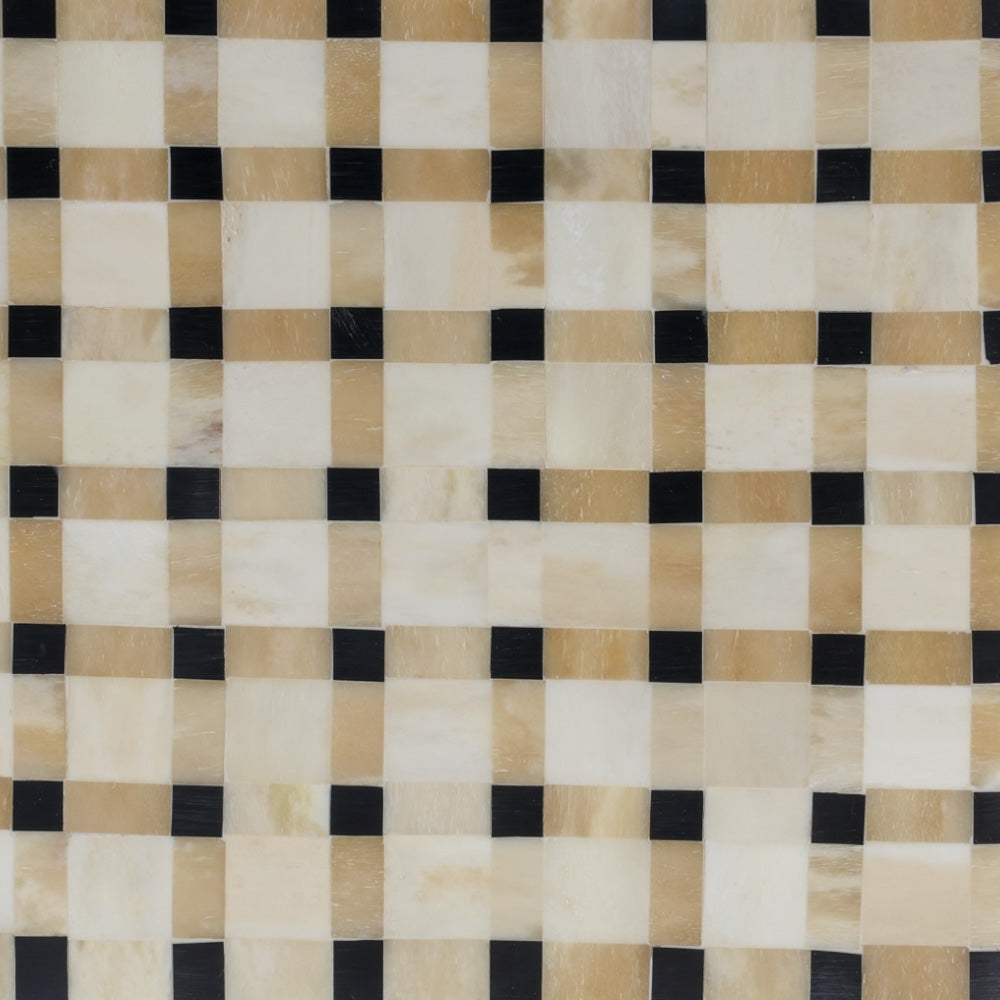 Checkered Black & Bone Box