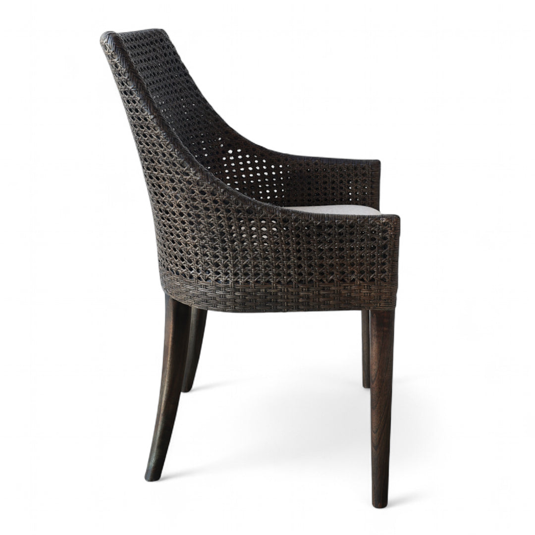 Classic Weave Dining Chair - Dark
