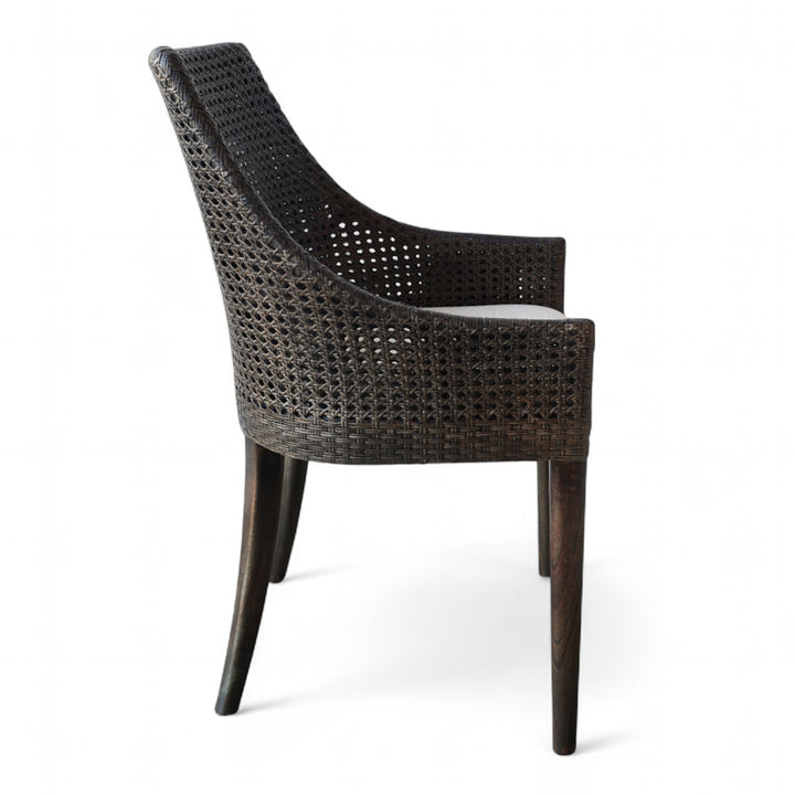 Classic Weave Dining Chair - Dark