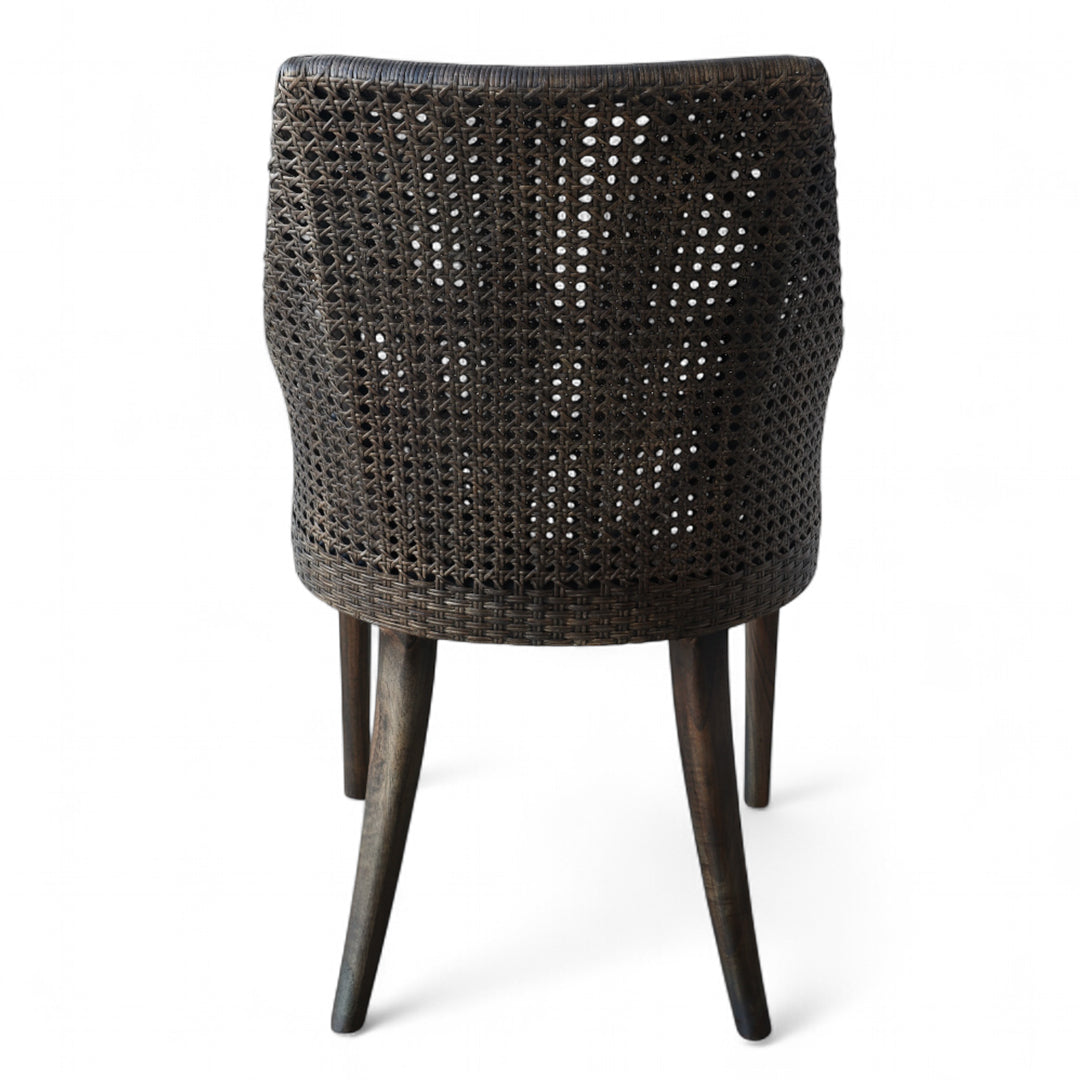 Classic Weave Dining Chair - Dark