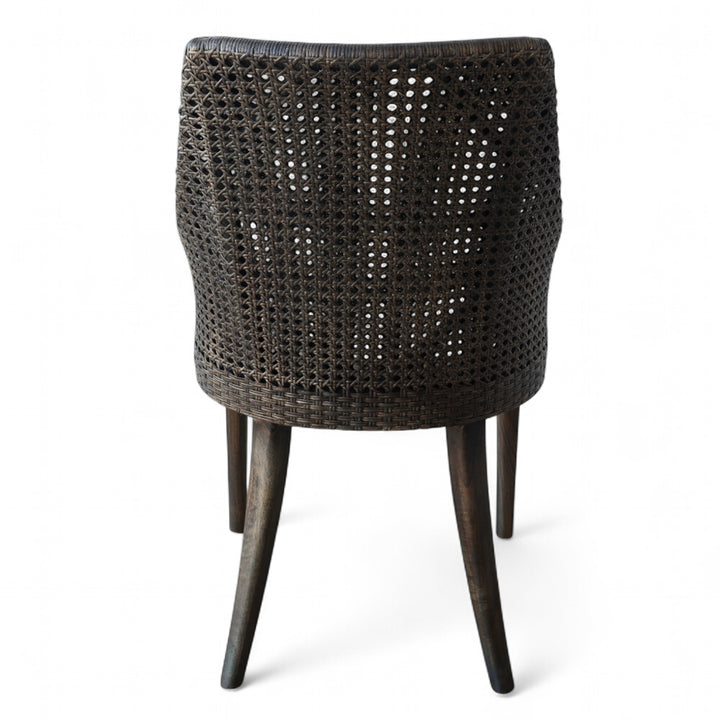 Classic Weave Dining Chair - Dark
