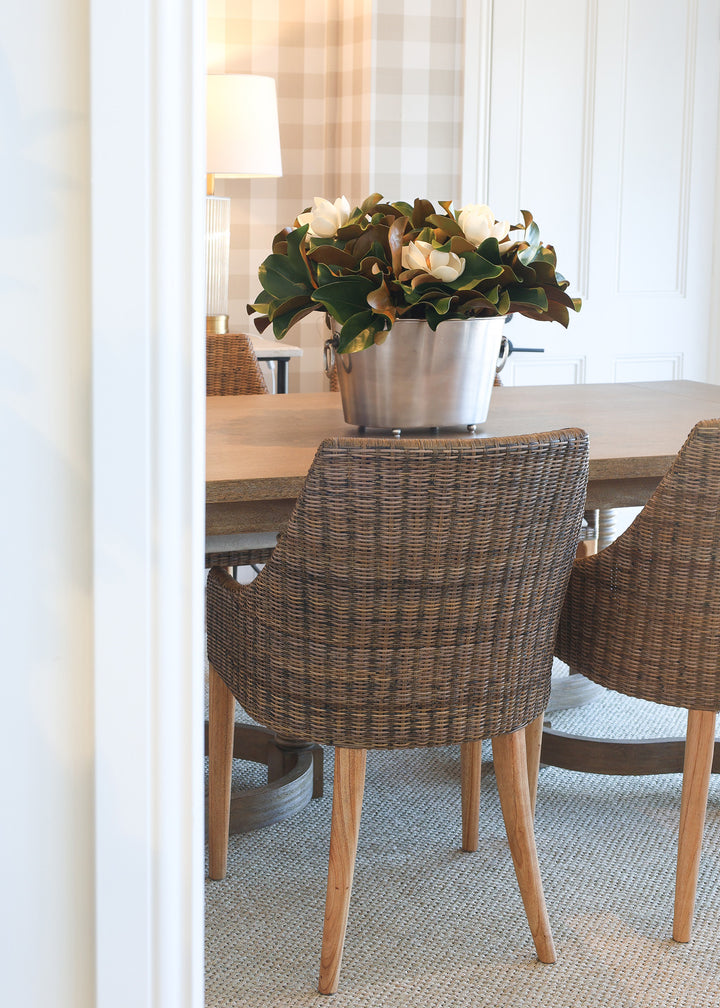 Classic Weave Dining Chair - Smoke