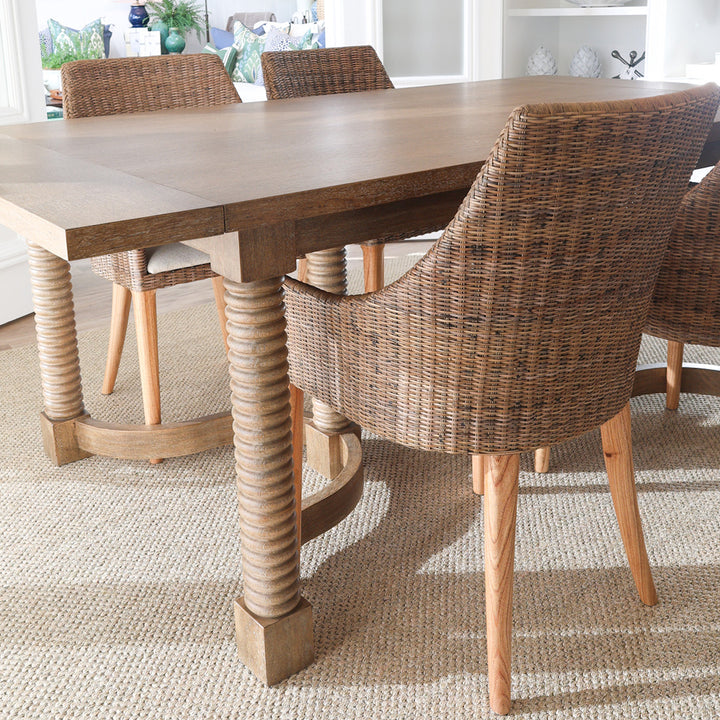 Classic Weave Dining Chair - Smoke