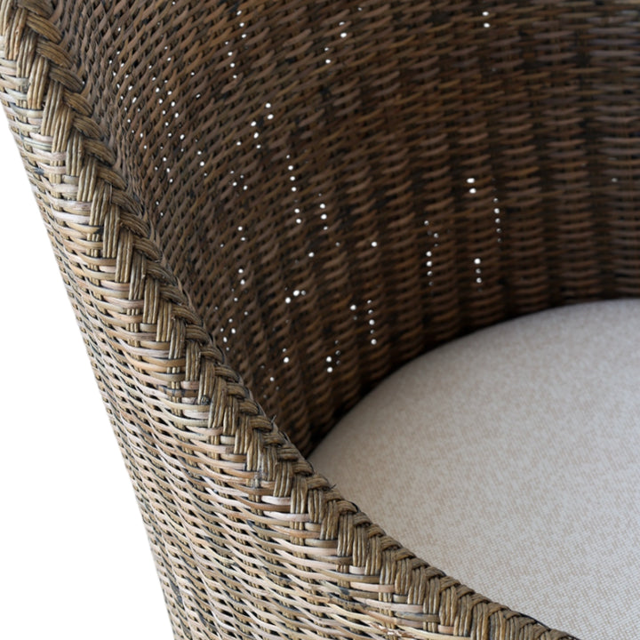 Classic Weave Dining Chair - Smoke