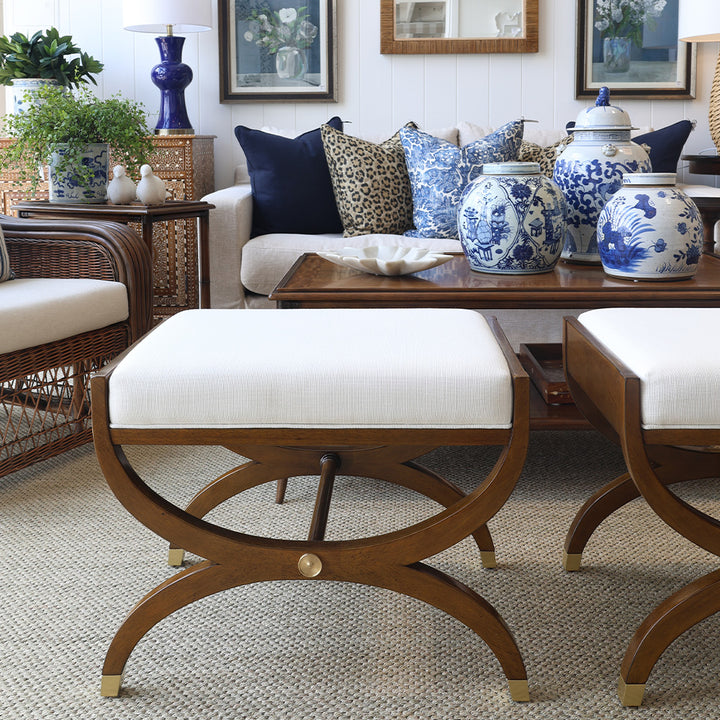Clementine Curved Ottoman