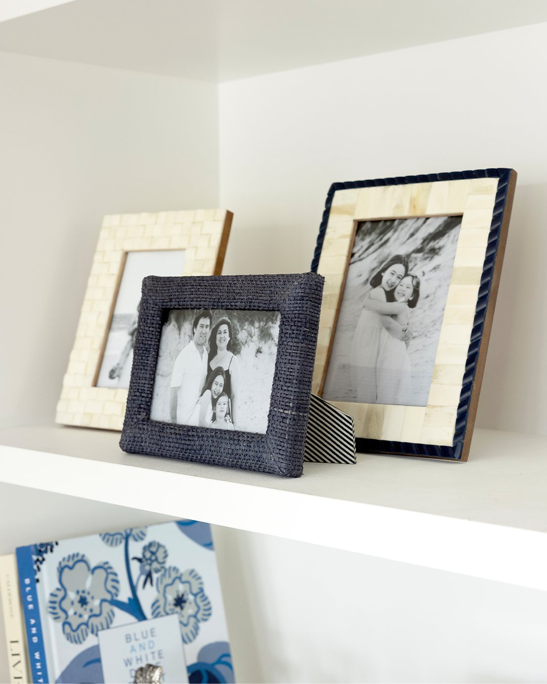 Coastal Blue Bone Photo Frame