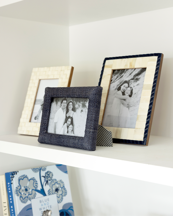 Coastal Blue Bone Photo Frame