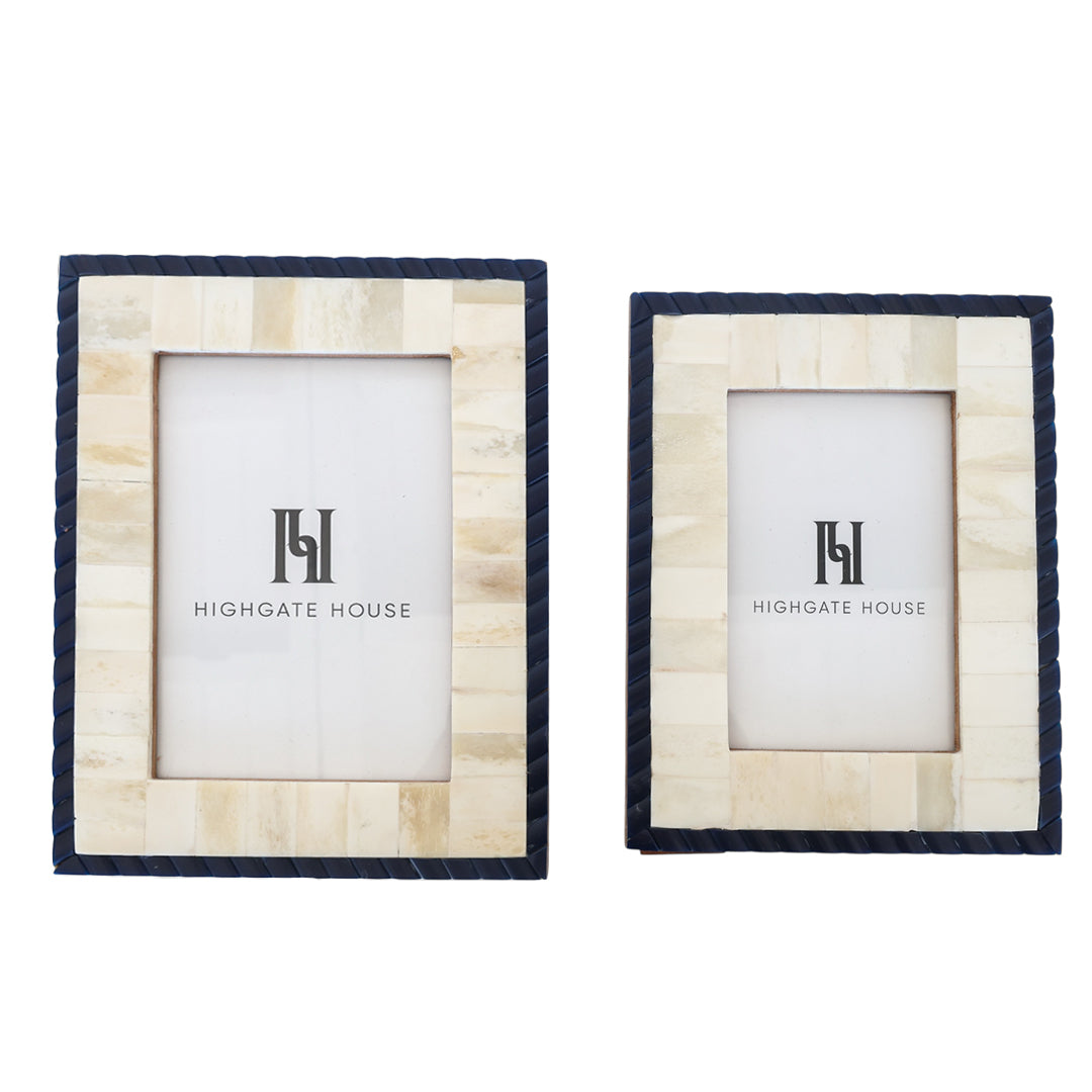 Coastal Blue Bone Photo Frame
