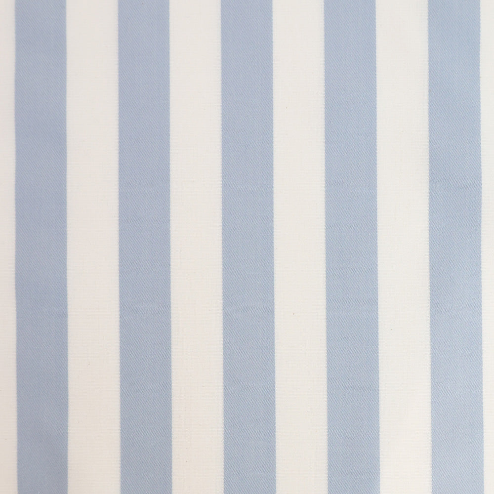 Coastal Blue Wide Stripe Cushion
