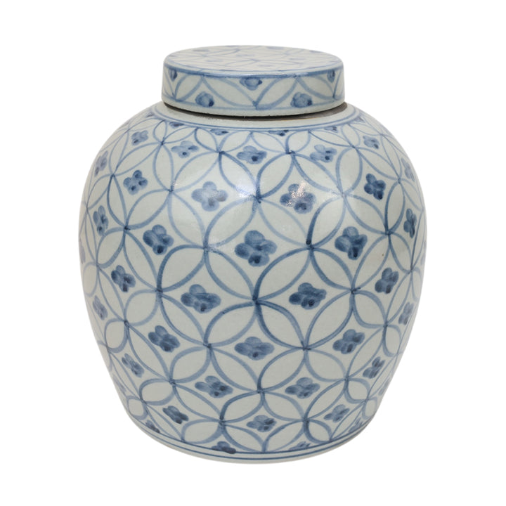 Blue And White Coin Ming Jar