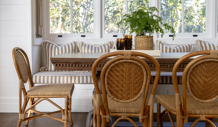 Colonial Rattan Dining Chair