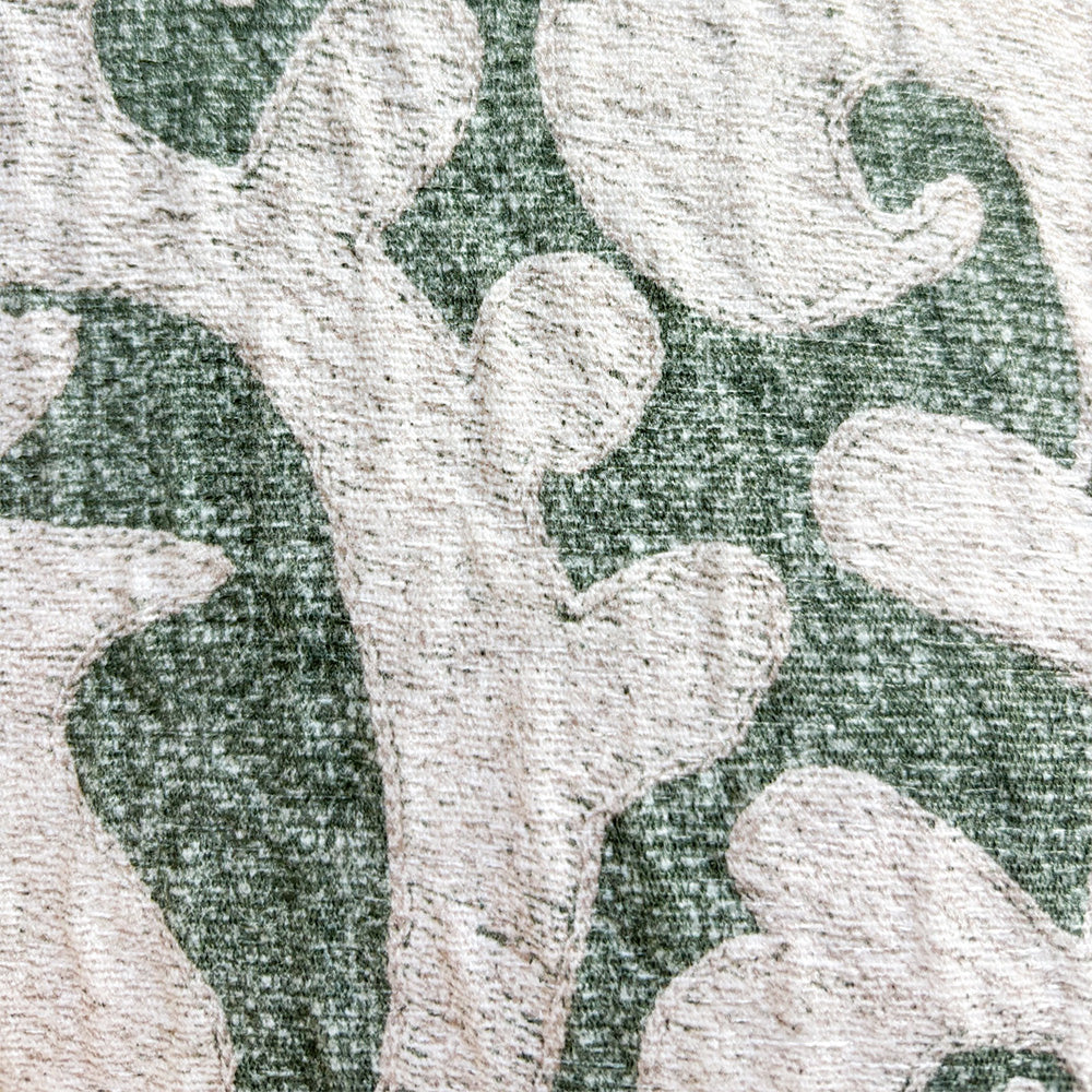 Contemporary Sage Floral Cushion