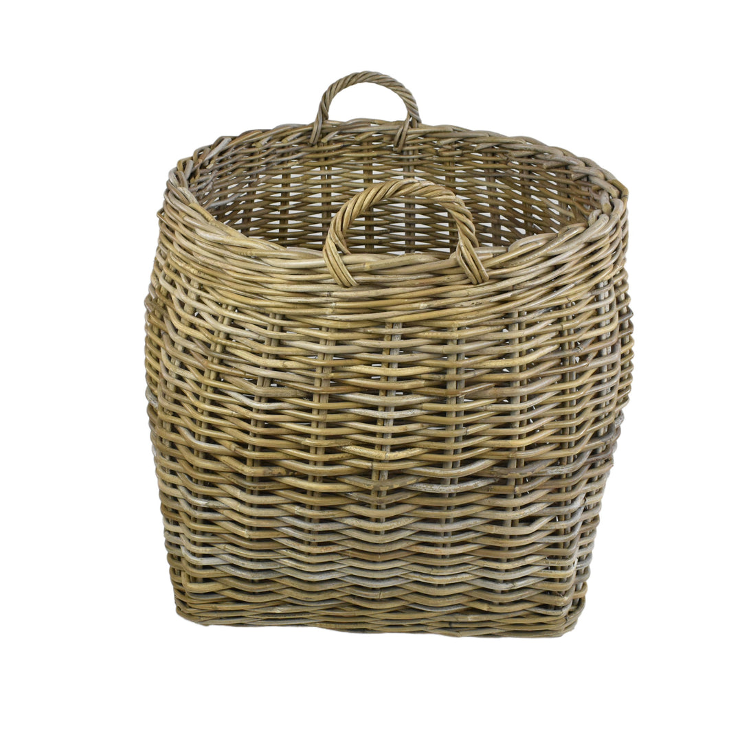 Square Round Wicker Basket