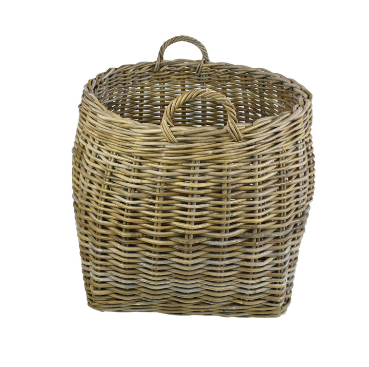 Square Round Wicker Basket