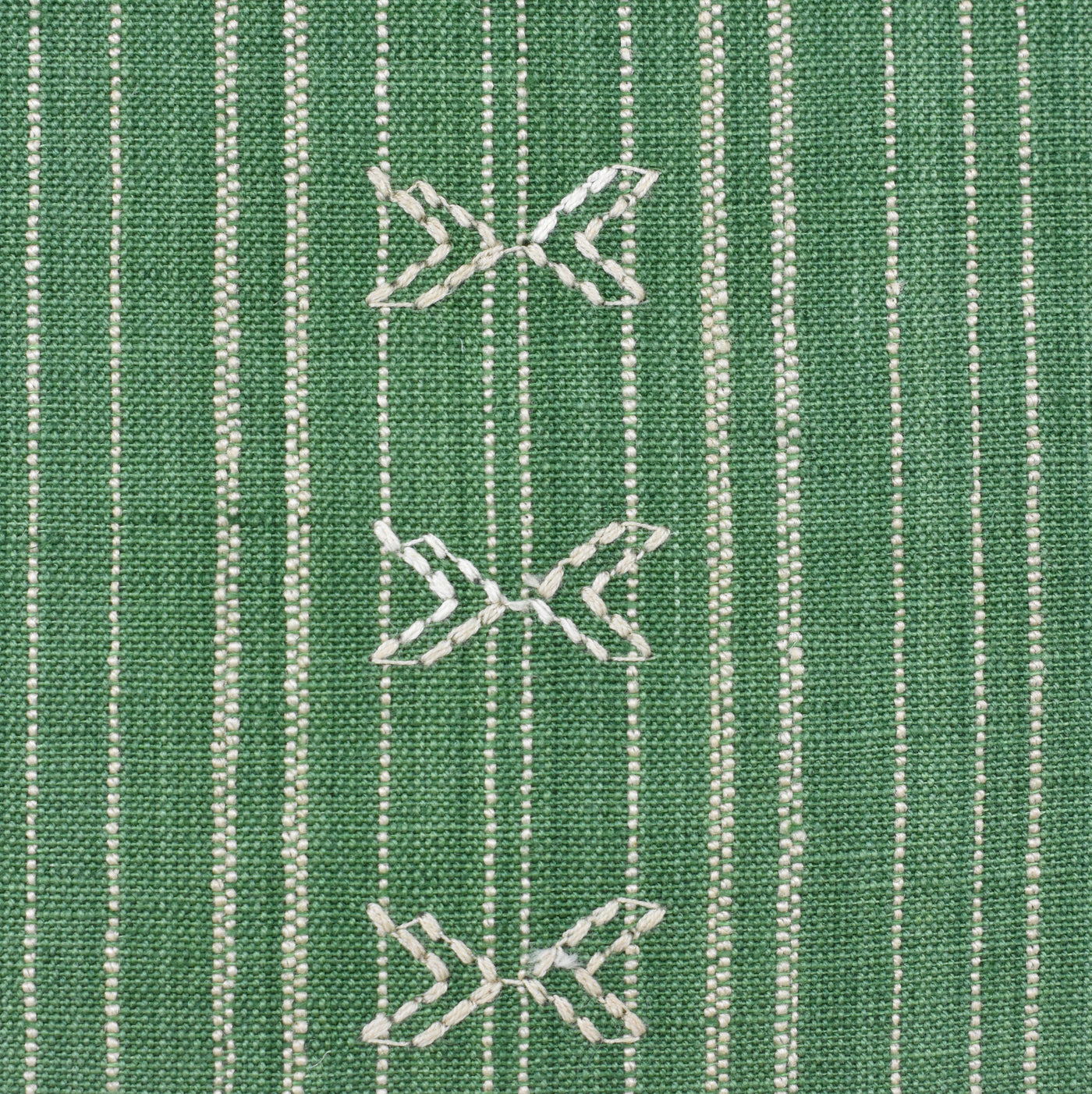 Green Embroidered Cushion